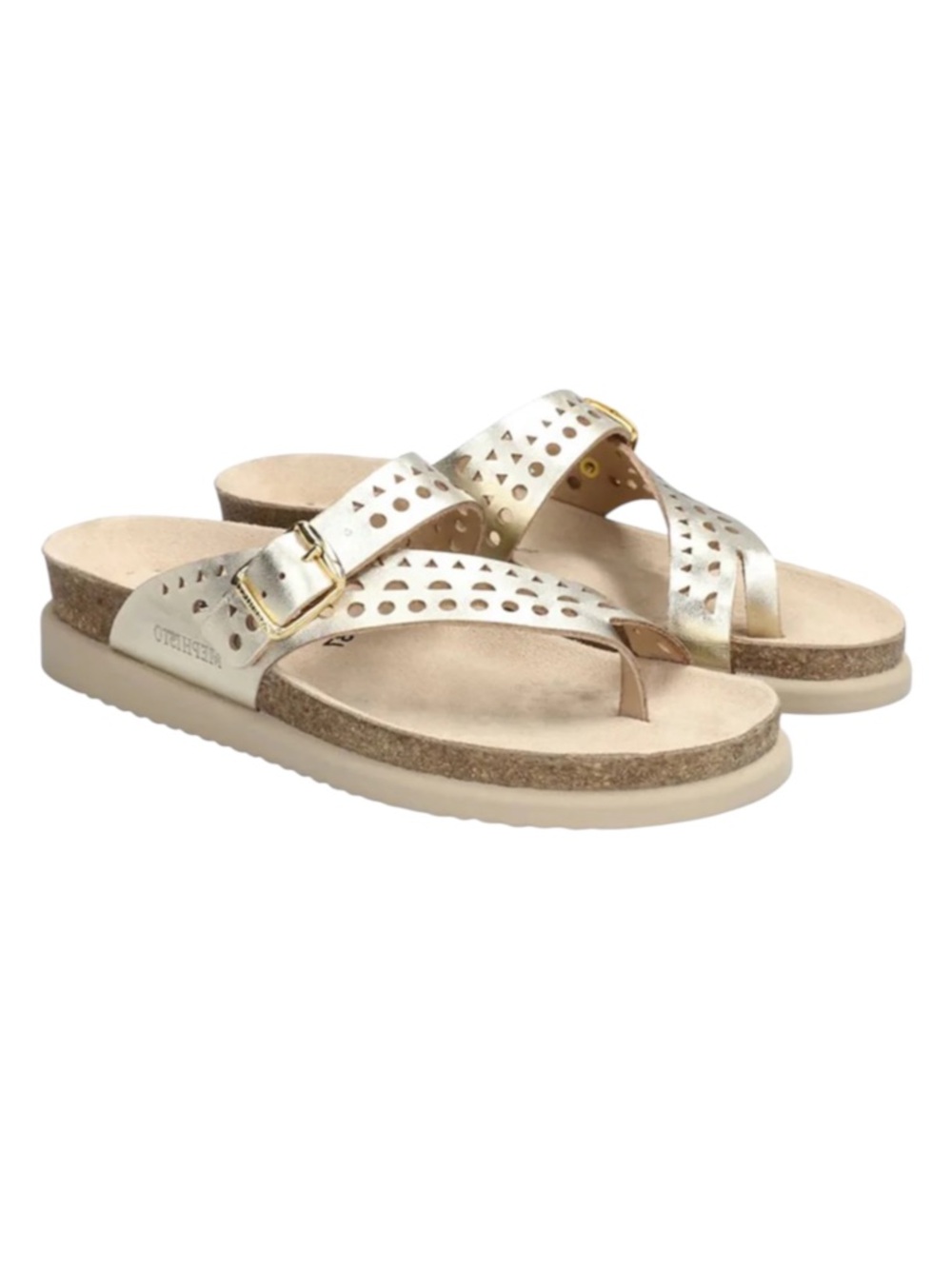 Mephisto Helen Women's Sandals – Gold, Size EU38/US8, NEW no tags